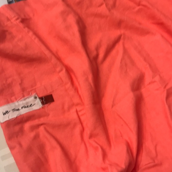 Free people selvedge tote neon orange new 🌟🌟 - Picture 2 of 3
